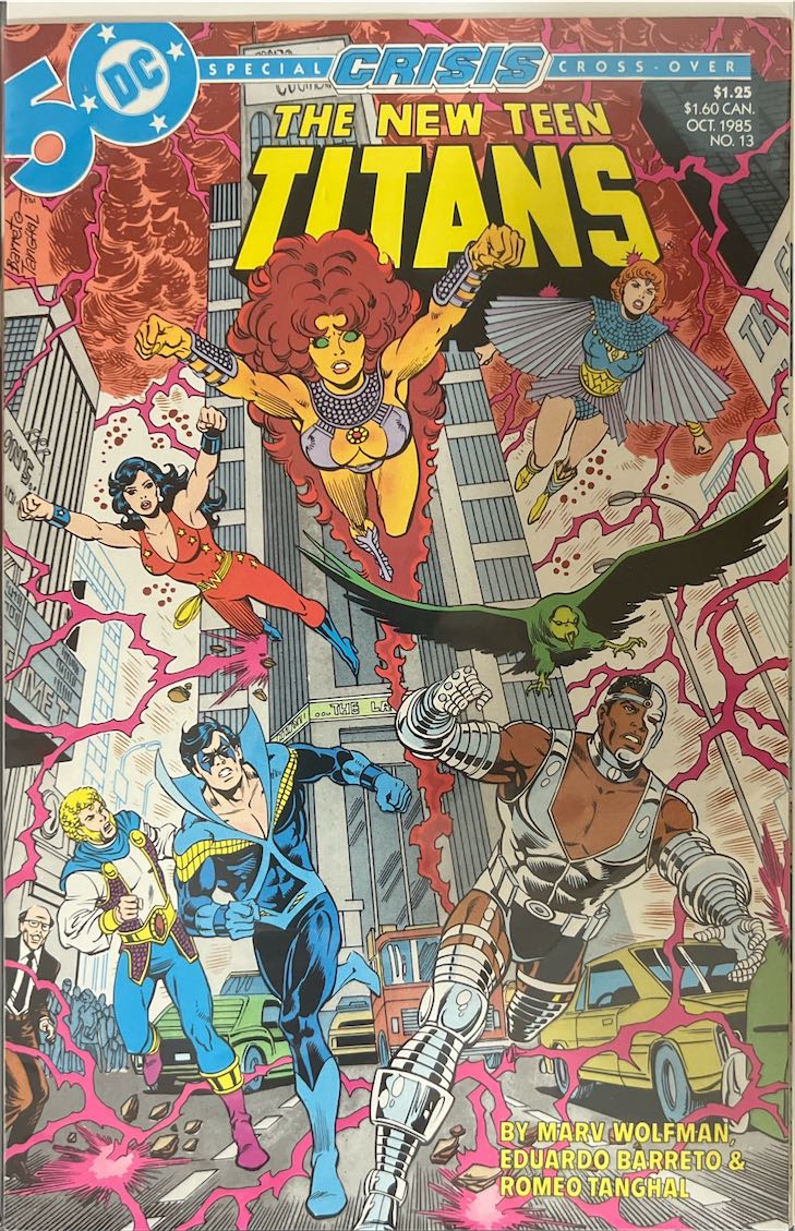 The New Teen Titans, #013 (DC, 1985) - Direct Sales