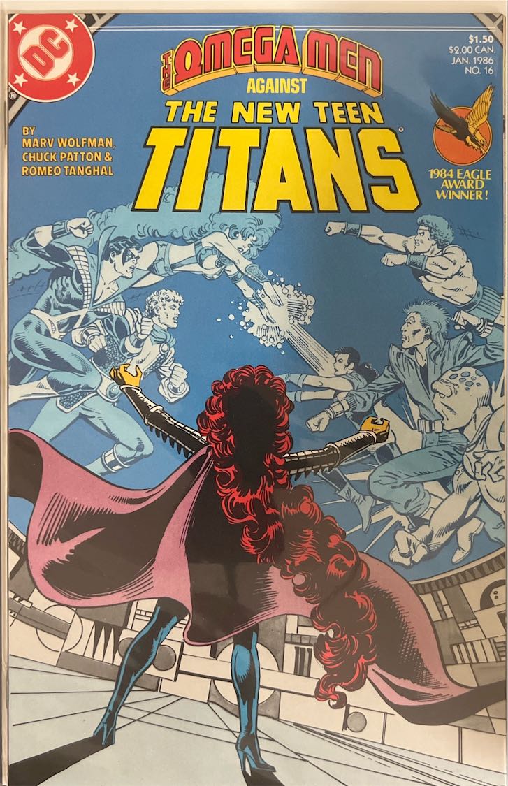 The Omega Men Against The New Teen Titans, #016 (DC, 1986) - Direct Sales