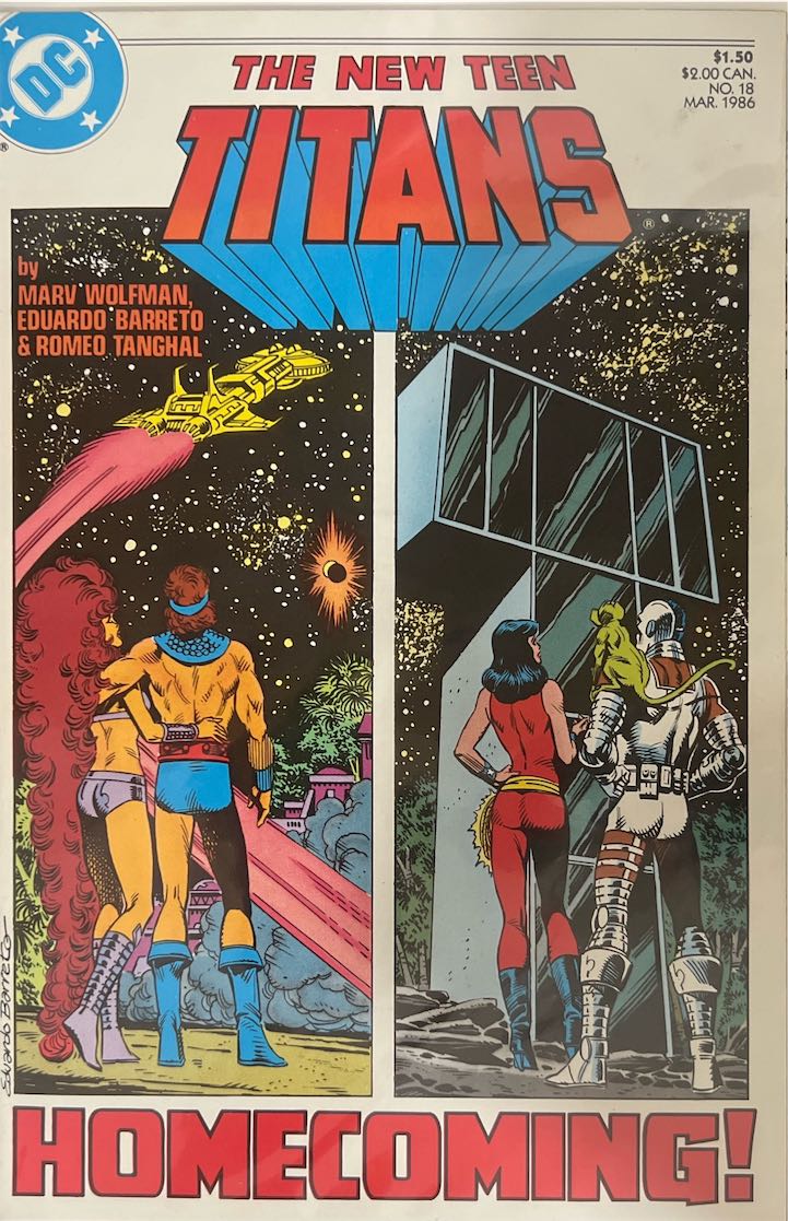 The New Teen Titans, #018, Homecoming! (DC Comics, 1986) - Direct Sales Edition