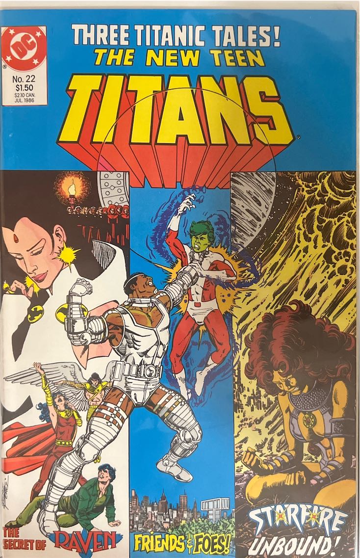 The New Teen Titans, #022, Three Titanic Tales! (DC Comics, 1986) - Direct Sales