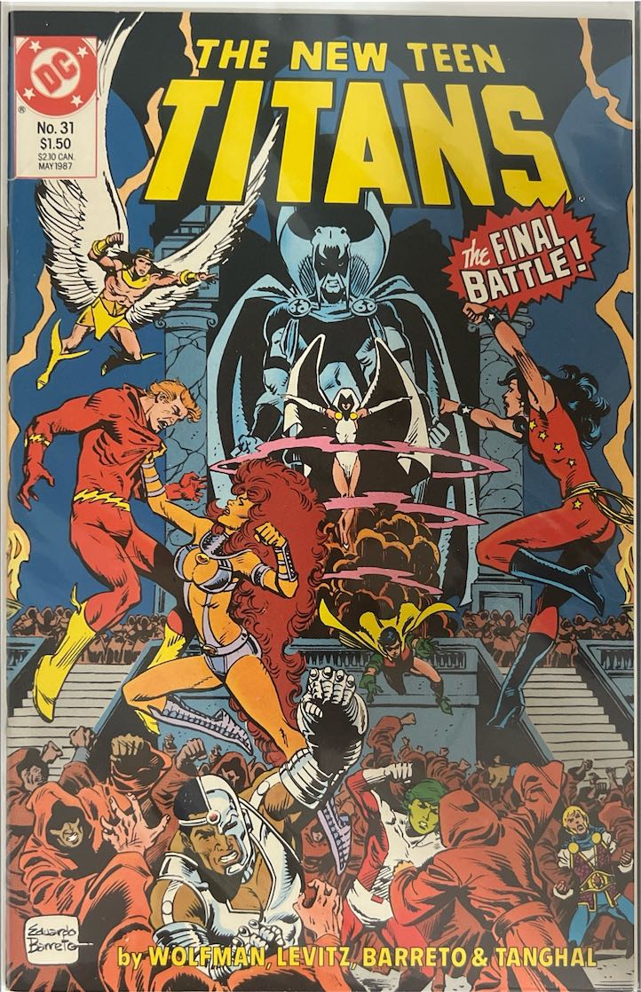 The New Teen Titans, #031, The Final Battle! (DC Comics, 1987) - Direct Sales