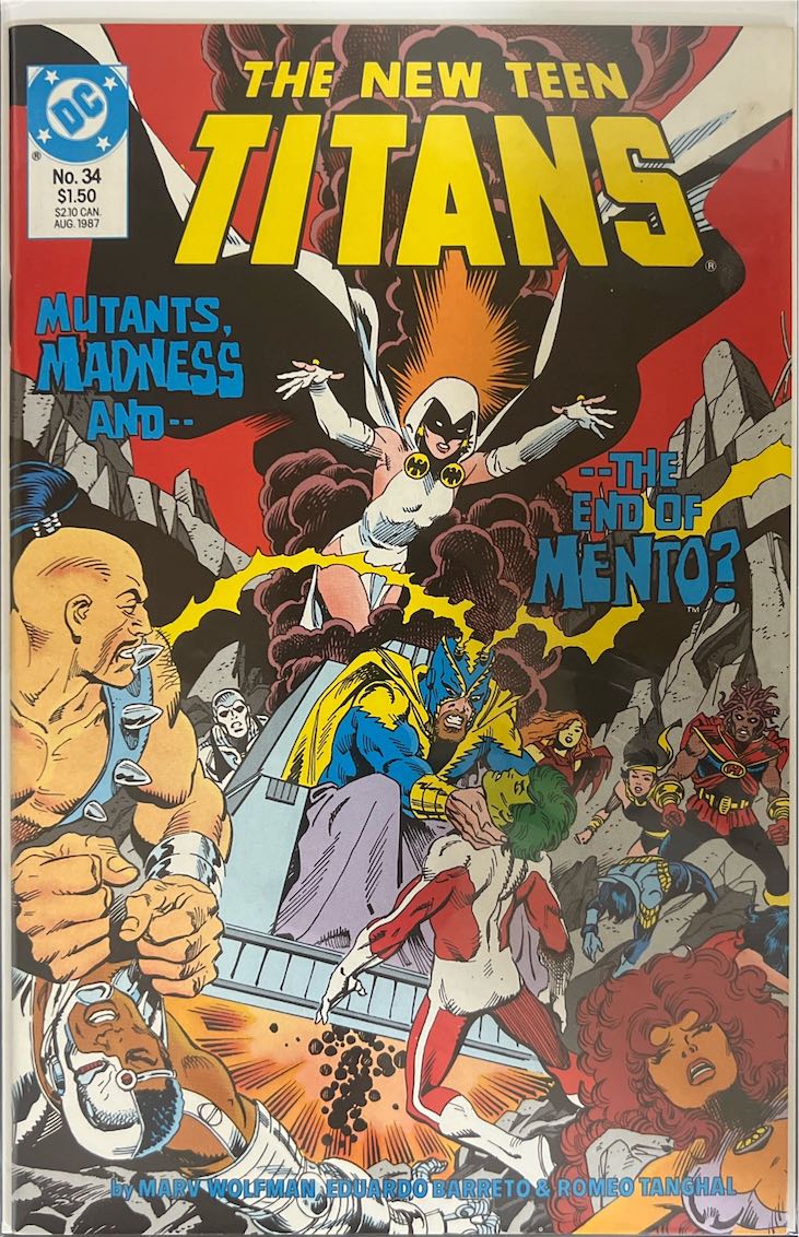 The New Teen Titans, #034 (DC Comics, 1987) - Direct Sales