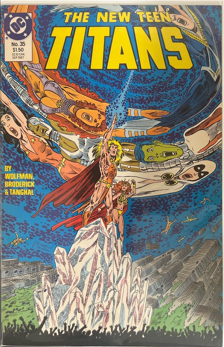 The New Teen Titans, #035, (DC, 1987) - Direct Edition