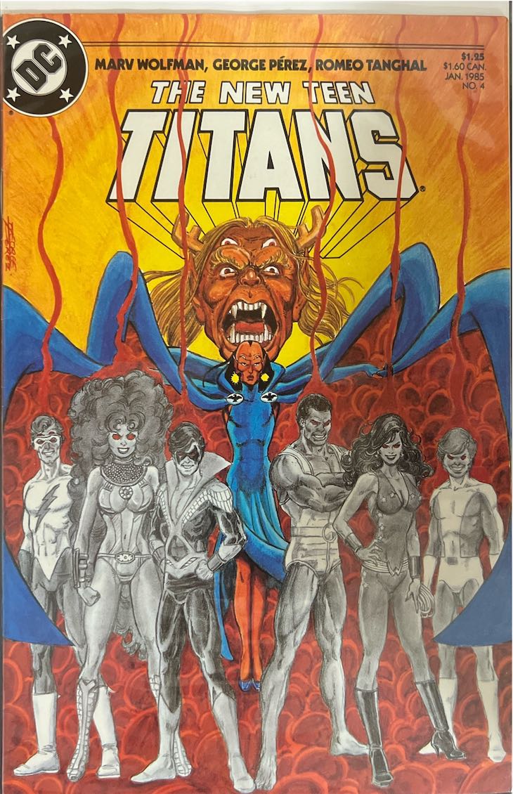 The New Teen Titans, #004 (DC, 1985) - Direct Sales Edition