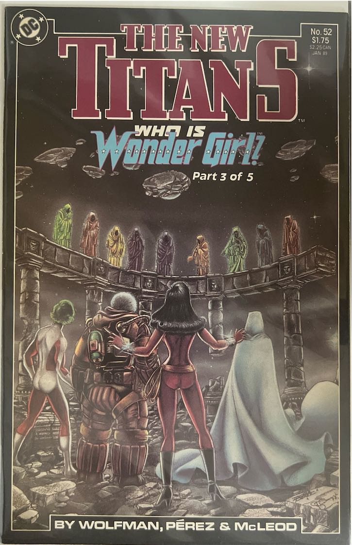 The New Titans, #052, Who is Wonder Girl? Part 3 of 5 (DC Comics, January 1989) - Direct Sales