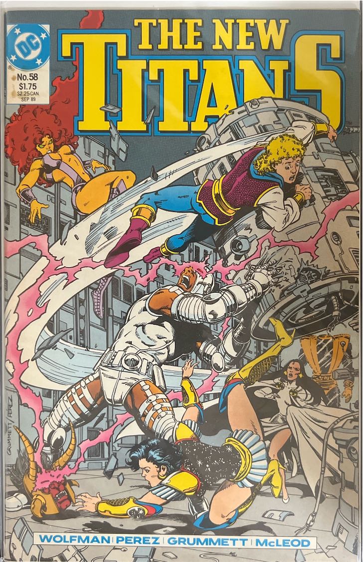 The New Titans, #058, (DC, 1989) - Direct Edition