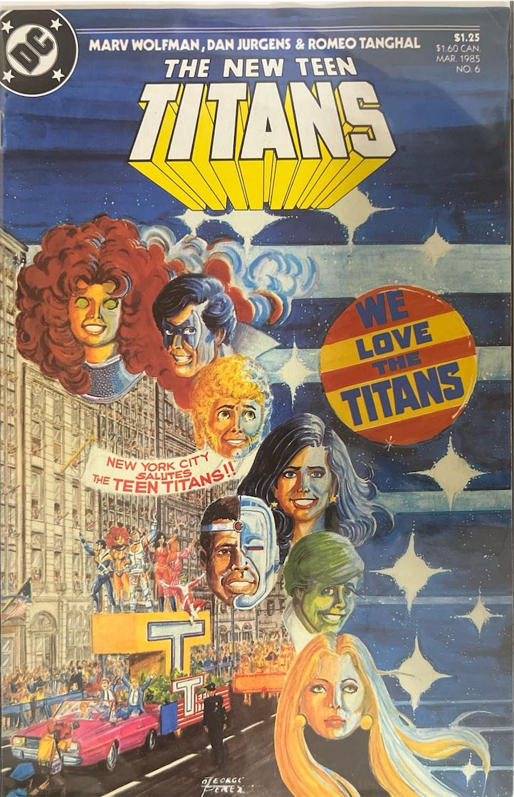 The New Teen Titans, #006 (DC, 1985) - Direct Sales