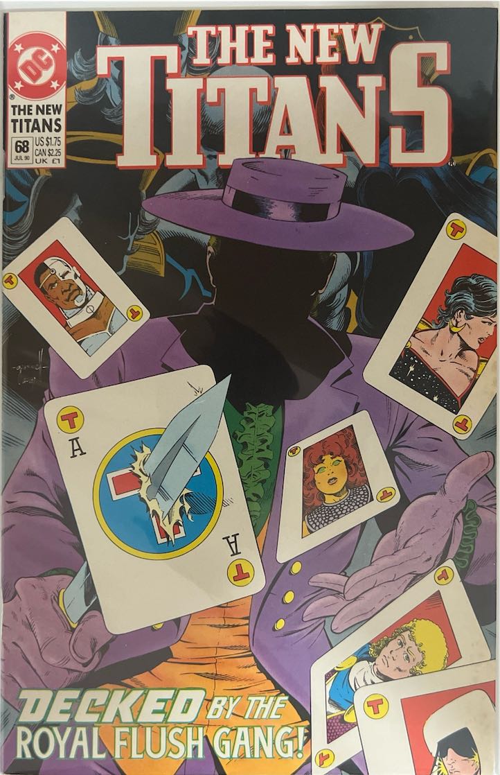 The New Titans, #068, Decked by the Royal Flush Gang (DC Comics, 1990) - Direct Sales