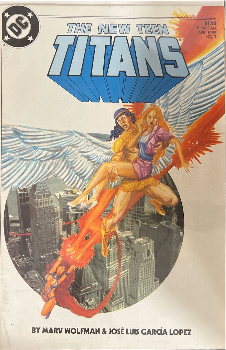 The New Teen Titans, #007 (DC Comics, 1985) - Direct Sales