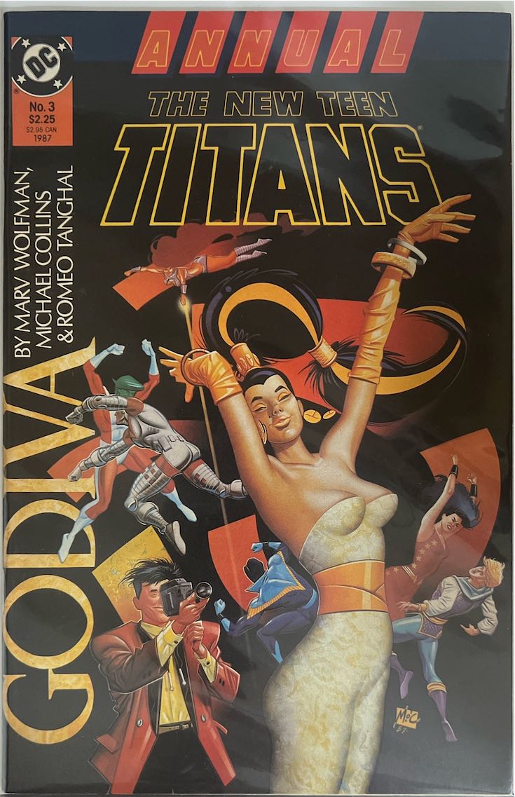 The New Teen Titans, Annual #003 (DC Comics, 1987) - Direct Sales