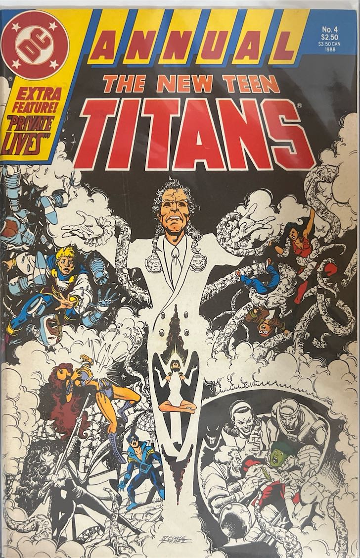 Annual The New Teen Titans, #004, Extra Feature! Private Lives (DC Comics, 1988) - Direct Sales