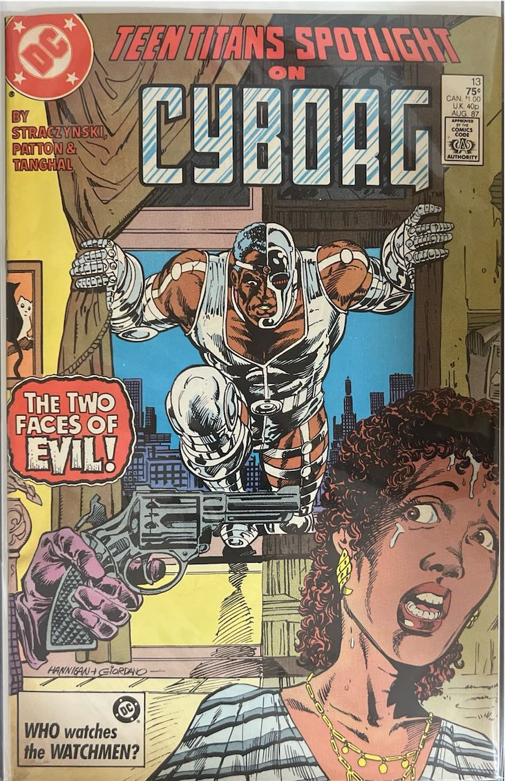 Teen Titans Spotlight, #013, On Cyborg (DC Comics, 1987) - Direct Sales Edition