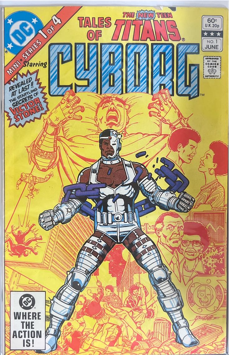 The New Teen Titans: Tales of Cyborg, #001 (DC Comics, 1982) - Direct Sales