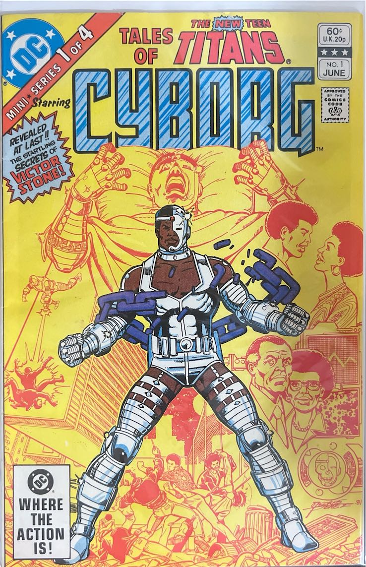 The New Teen Titans: Tales of Cyborg, #001 (DC Comics, 1982) - Direct Sales Edition