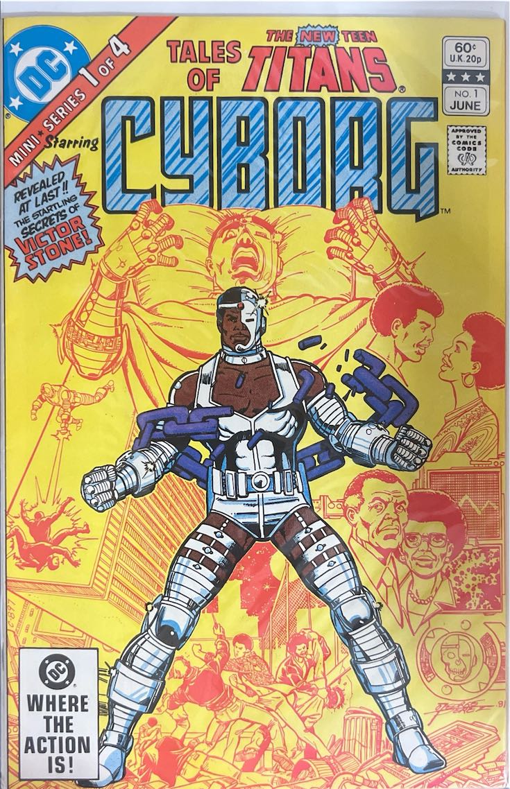 Tales of the New Teen Titans, #001, Cyborg (DC Comics, 1982) - Direct Sales