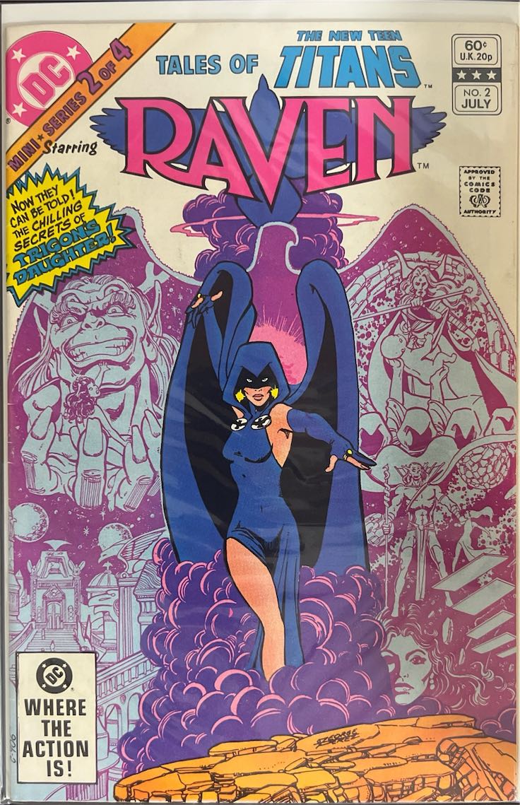 The New Teen Titans: Tales of the Titans, #002, Raven (DC Comics, 1982) - Direct Sales