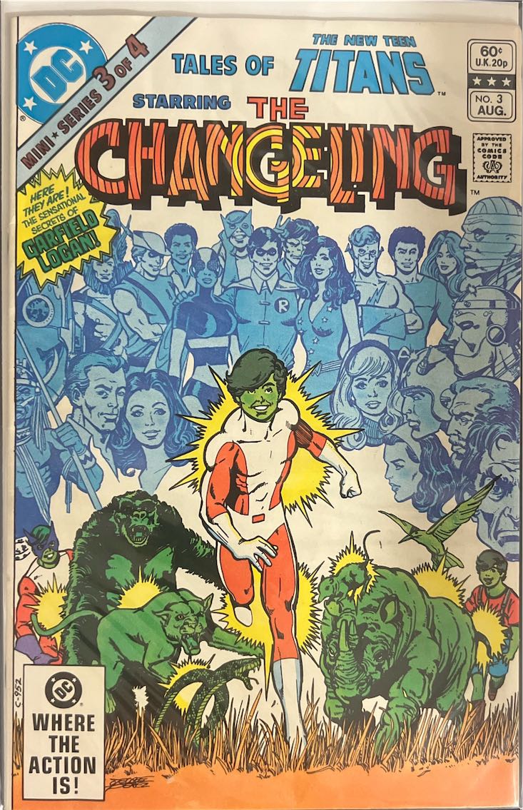 Tales of the Teen Titans, #003, Starring The Changeling (DC, 1982) - Direct Sales