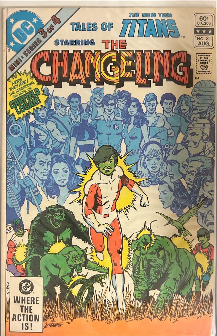 Tales of the Teen Titans, #003, Starring The Changeling (DC Comics, 1982) - Direct Sales