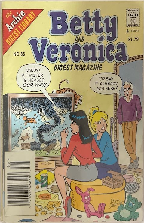 Betty and Veronica Digest Magazine, #086 (Archie Comics, 1991) - Direct Sales Edition