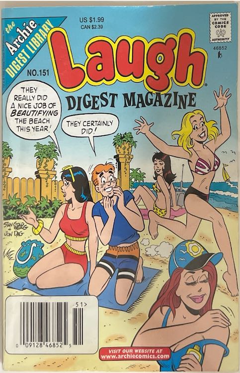 Laugh Digest Magazine, #151 (Archie Comics, 1996) - Direct Sales