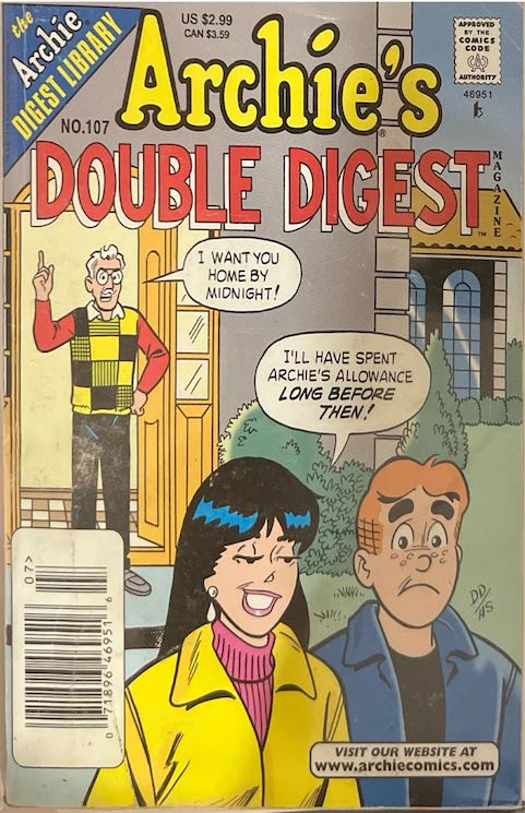 Archie's Double Digest, #107, (Archie Comics, Date Unknown) - Newsstand Edition