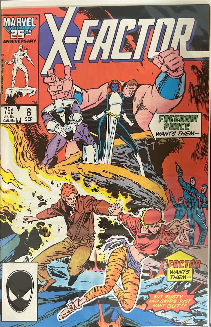 X-Factor, #008, Freedom Force Wants Them (Marvel, 1986) - Direct Sales