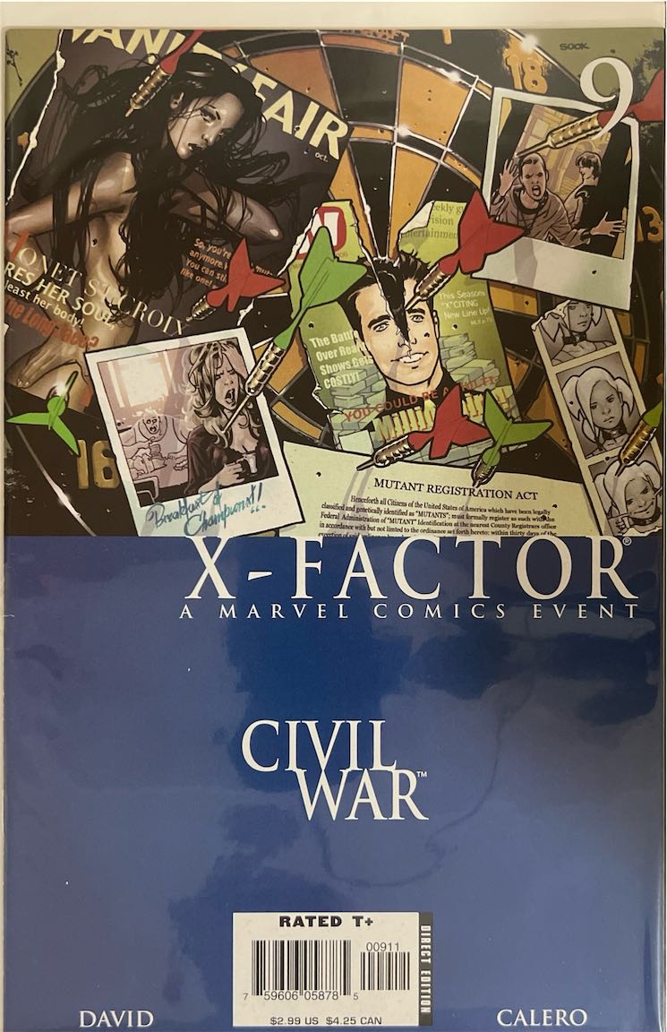 X-Factor, #009, Civil War: A Marvel Comics Event (Marvel Comics, 2006) - Direct Edition