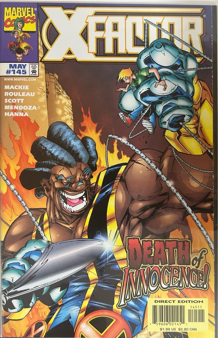 X-Factor, #145, Death of Innocence (Marvel Comics, 1998) - Direct Edition