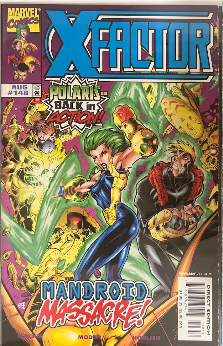 X-Factor, #148, Polaris...Back in Action! (Marvel Comics, 1998) - Direct Edition