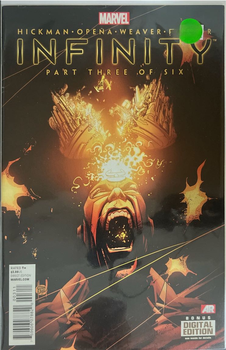 Infinity, #003, Part Three of Six (Marvel, 2013) - Direct Edition