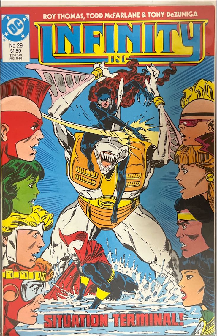 Infinity Inc., #029, Situation Terminal! (DC Comics, 1986) - Direct Sales Edition