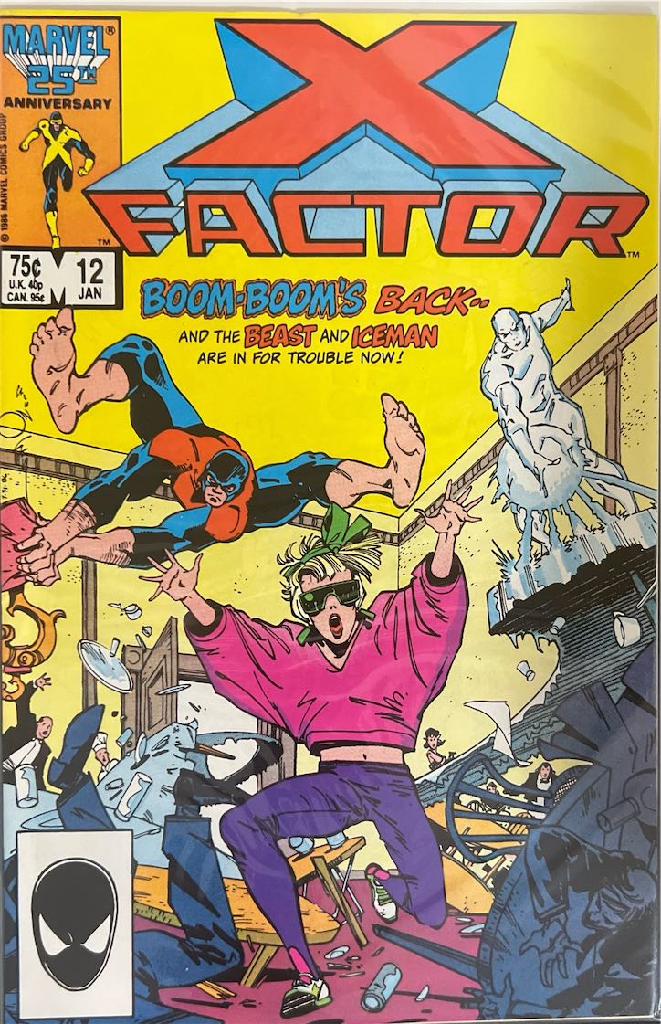 X-Factor, #012, Boom-Boom's Back (Marvel, 1987) - Direct Sales