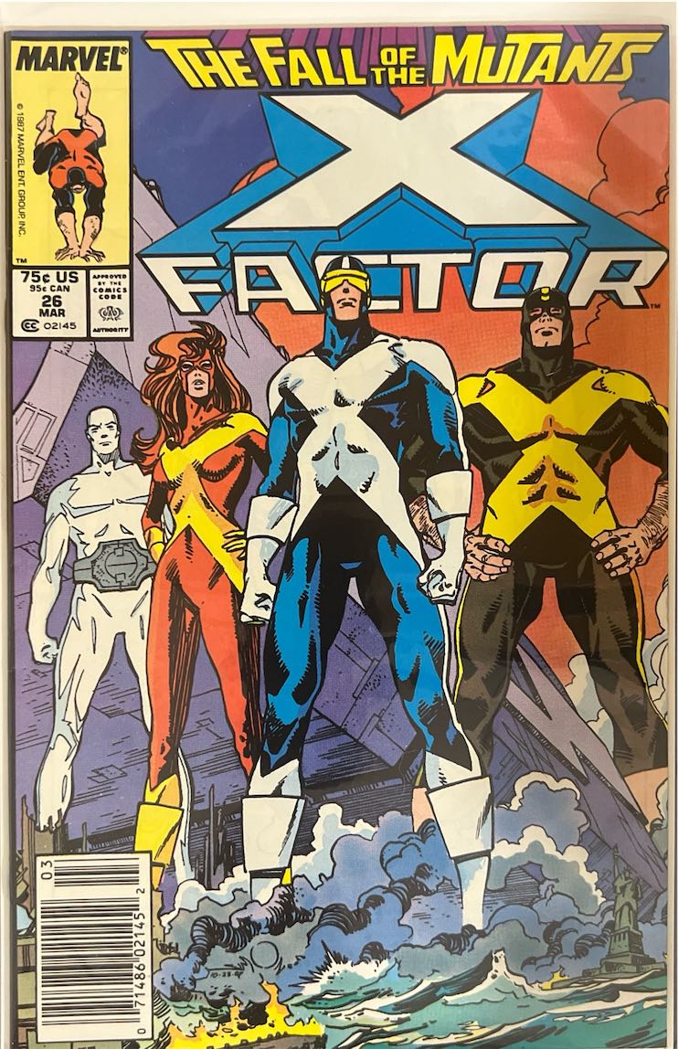 X-Factor, #026, The Fall of the Mutants (Marvel, 1987) - Newsstand Edition