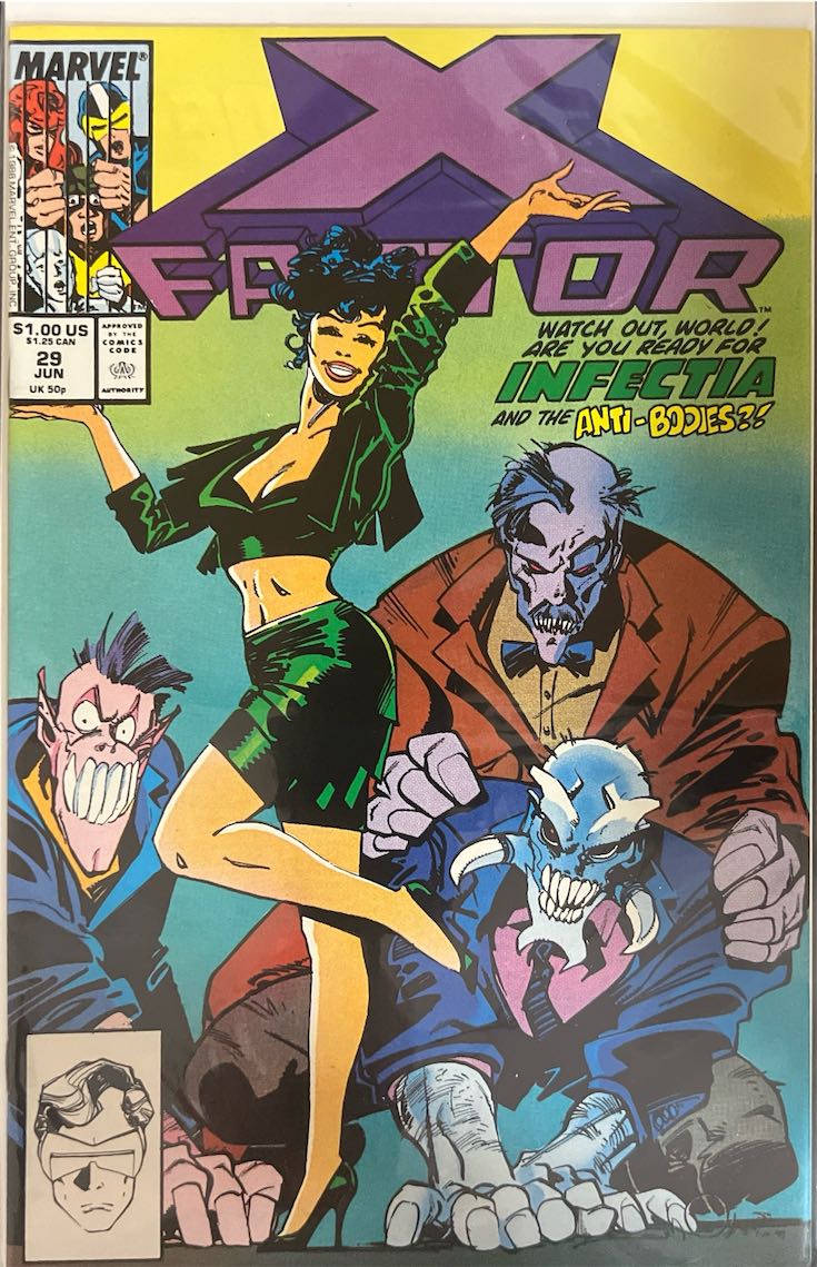 X-Factor, #029 (Marvel, 1988) - Direct Sales