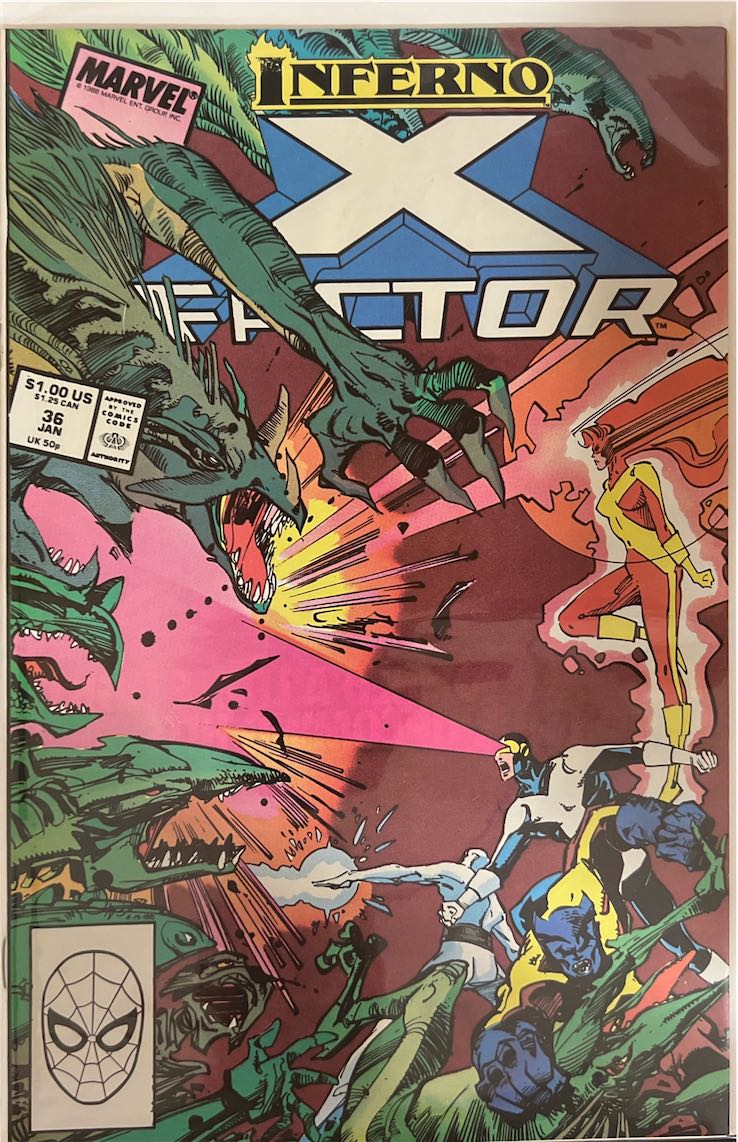 Marvel Comics, #036, Inferno X-Factor (Marvel, 1988) - Direct Sales