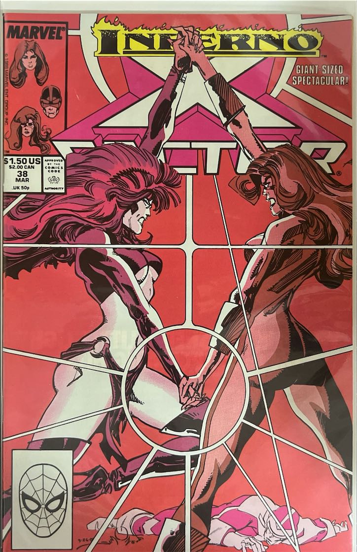 X-Factor, #038, Inferno (Marvel, 1989) - Direct Sales