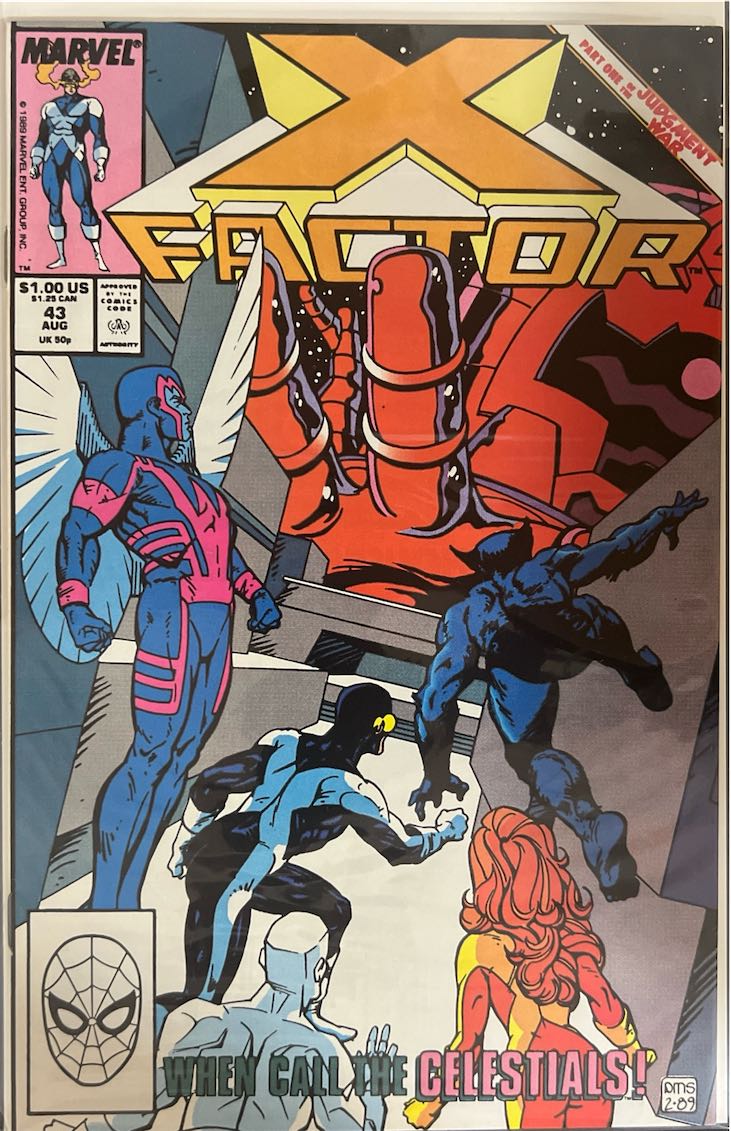 X-Factor, #043, When Call The Celestials! (Marvel, 1989) - Direct Sales