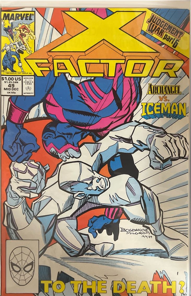 X-Factor, #049, Judgement War Part 6 (Marvel, 1989) - Direct Sales