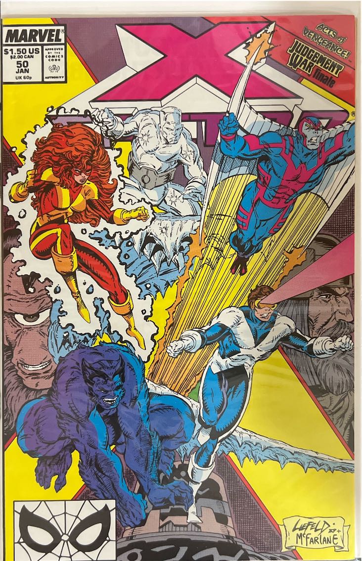 X-Factor, #050, Judgement War Finale (Marvel, 1989) - Direct Sales