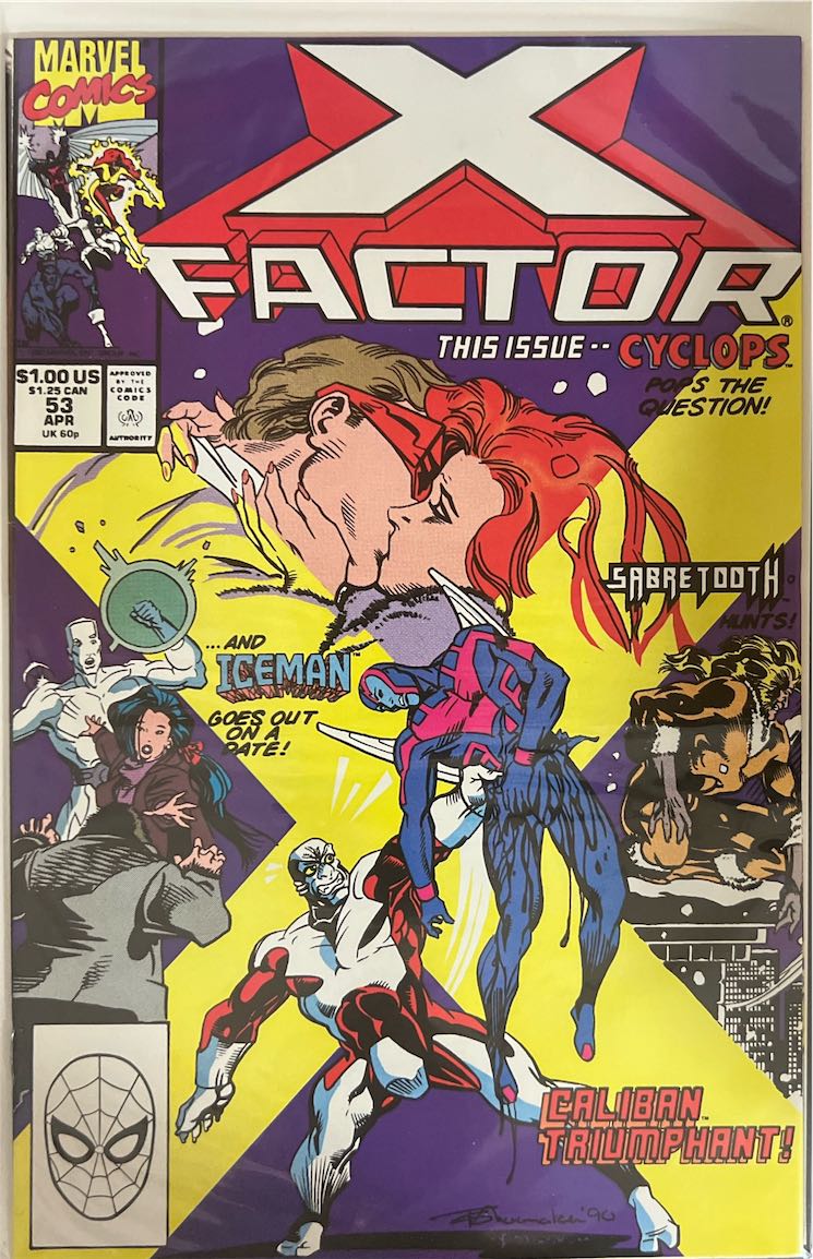 X-Factor, #053, Caliban Triumphant! (Marvel, 1990) - Direct Sales