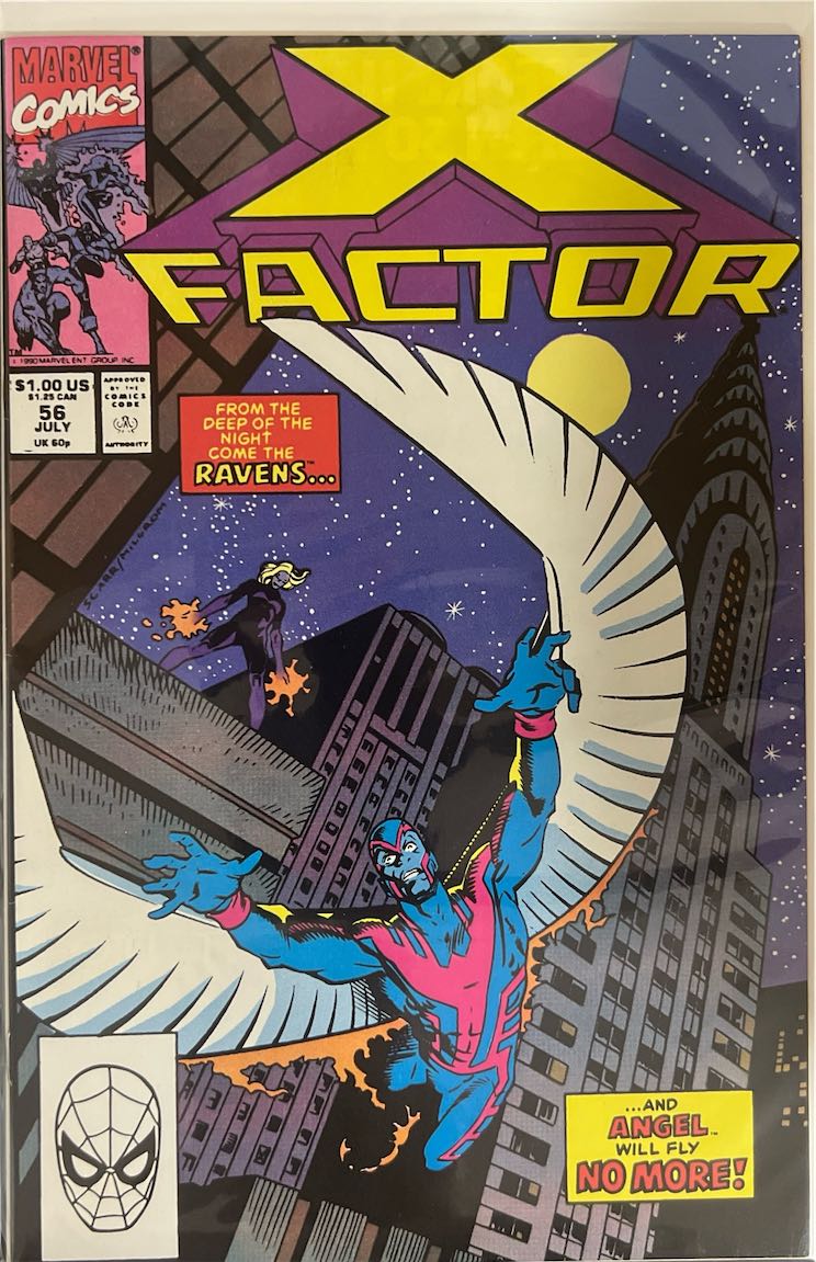 X-Factor, #056, ... and Angel will fly no more! (Marvel, 1990) - Direct