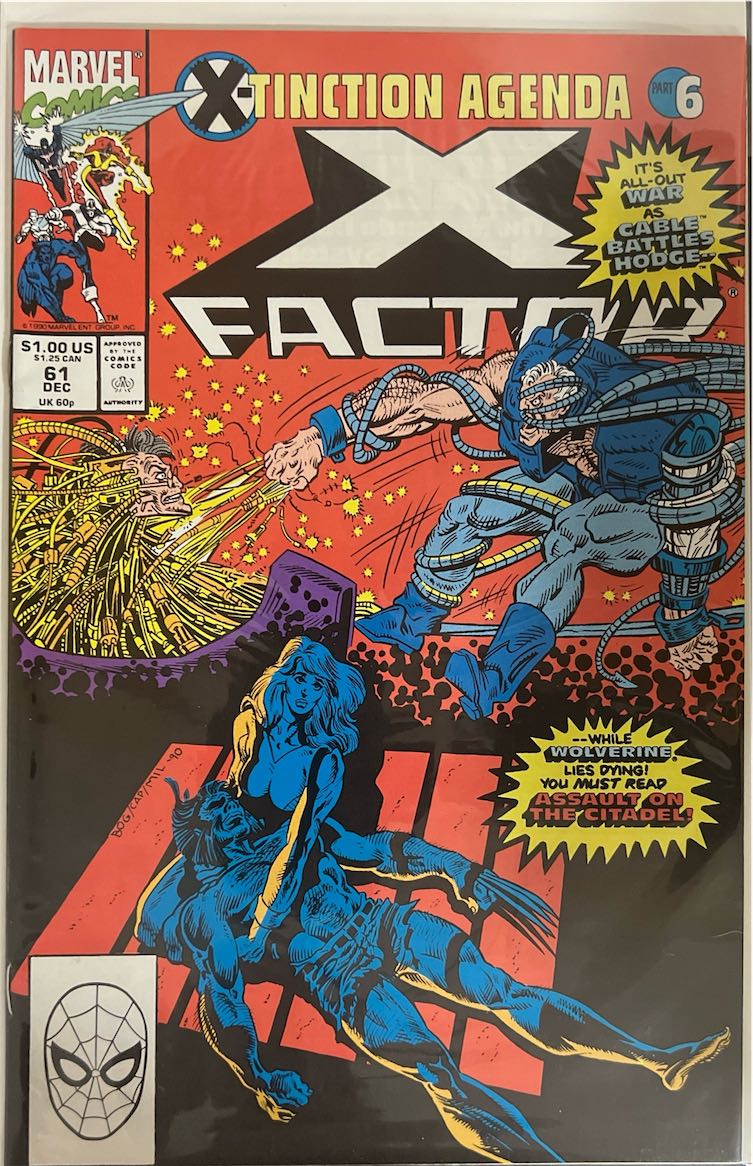 X-Factor, #061, X-Tinction Agenda Part 6 (Marvel, 1990) - Direct Sales