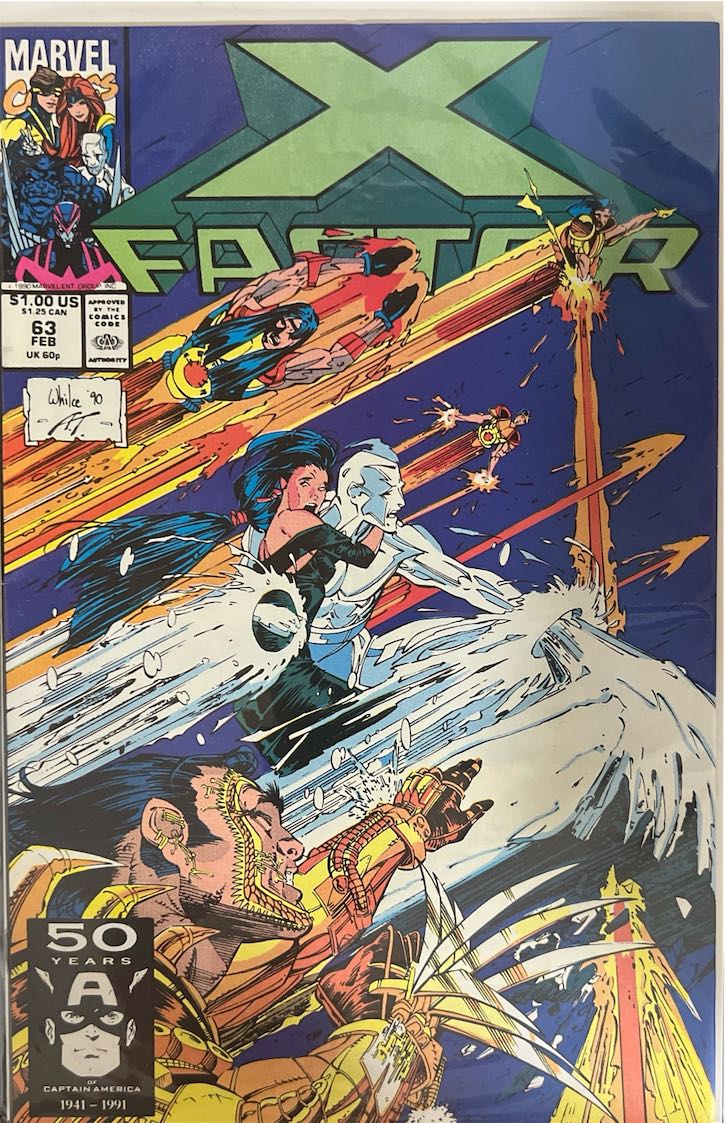 X-Factor, #063 (Marvel Comics, 1991) - Direct Sales