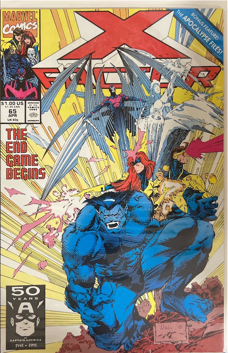 X-Factor, #065, The End Game Begins (Marvel Comics, 1991) - Direct Sales