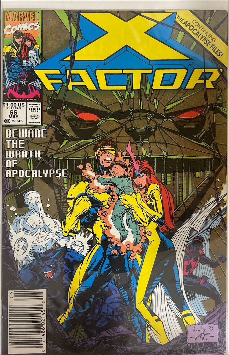 X-Factor, #066, Beware the Wrath of Apocalypse (Marvel, 1991) - Direct Sales