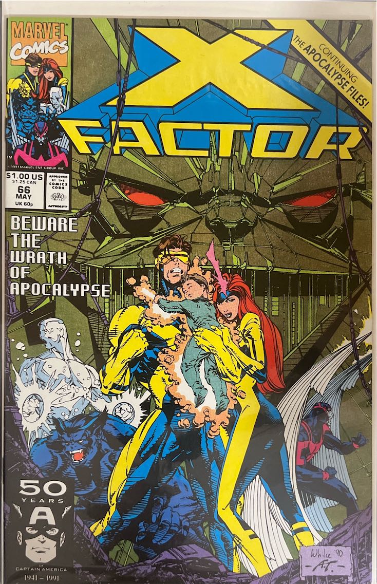 X-Factor, #066, Beware the Wrath of Apocalypse (Marvel, 1991) - Direct Sales Edition