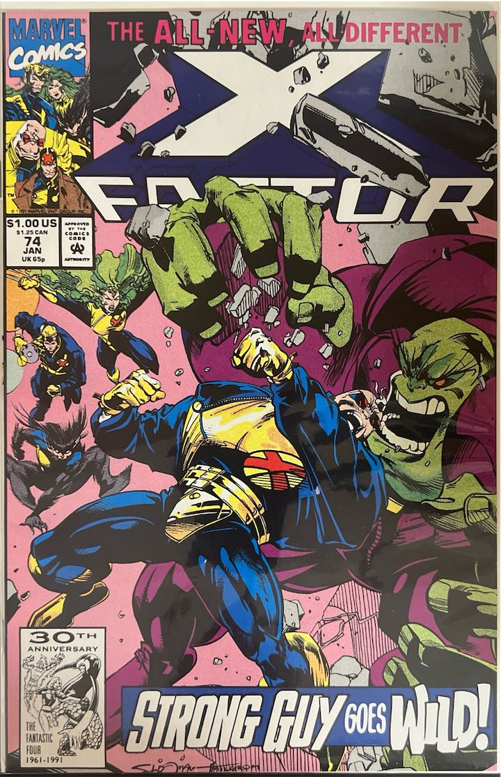 X-Factor, #074, Strong Guy Goes Wild! (Marvel, 1991) - Direct Edition