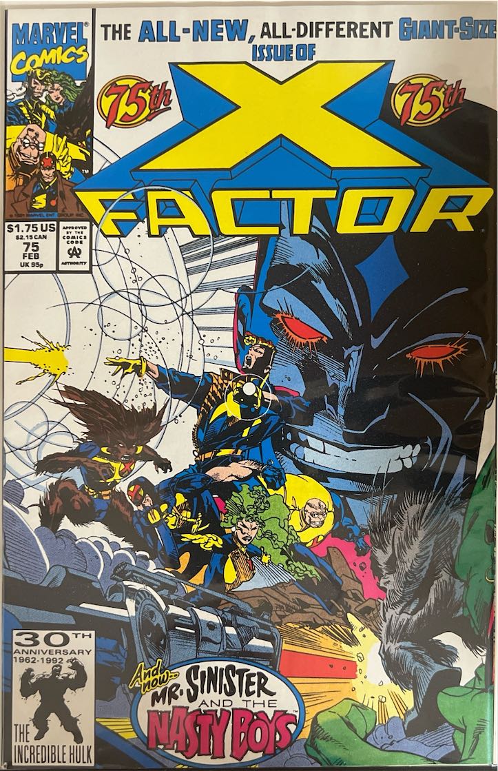 X-Factor, #075, The All-New, All-Different Giant-Size Issue (Marvel Comics, 1992) - Direct Sales