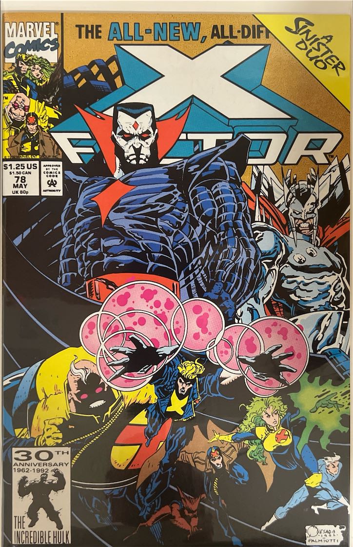 X-Factor, #078, The All-New, All-Different X-Factor (Marvel, 1992) - Newsstand Edition