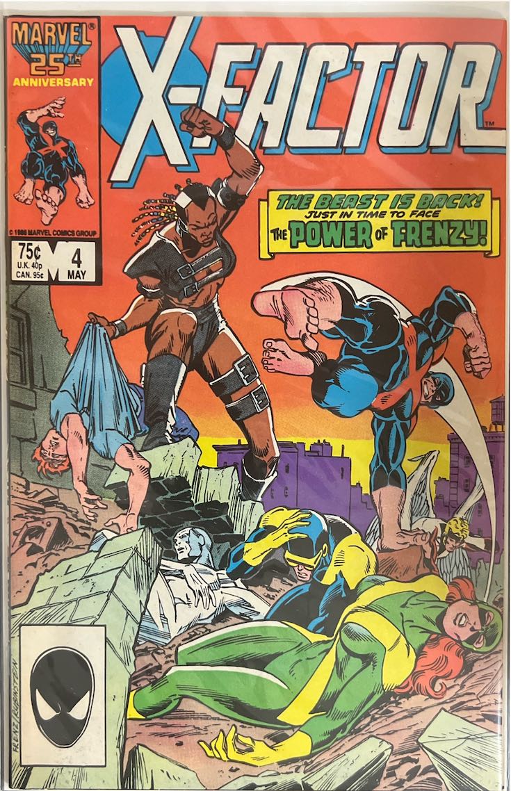 X-Factor, #004, The Beast is Back! (Marvel, 1986) - Direct Sales Edition